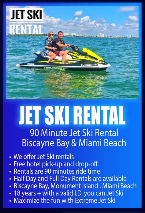 jet ski rental near me prices