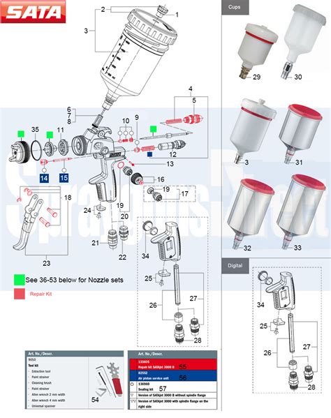 Jet Spray Machine Parts