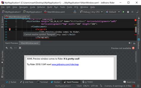Jetbrains Rider Wpf Toolbox