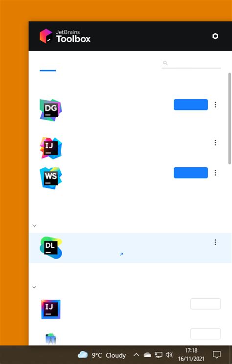 Jetbrains Toolbox Black Screen