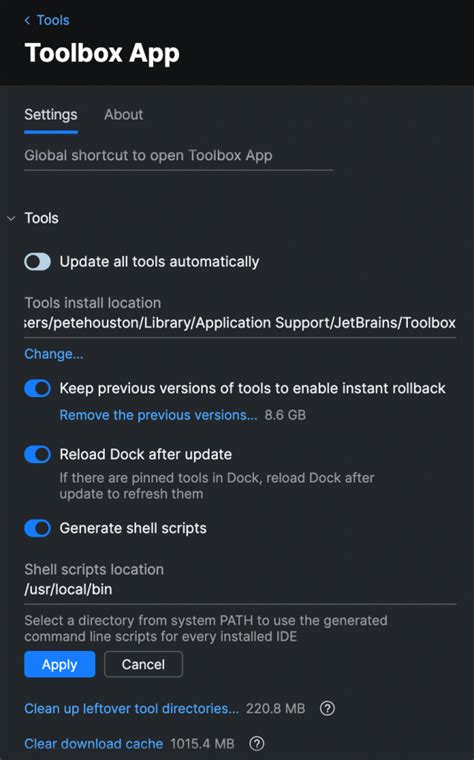 Jetbrains Toolbox Not Updating