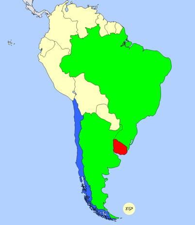 Jetpunk South America Map Quiz
