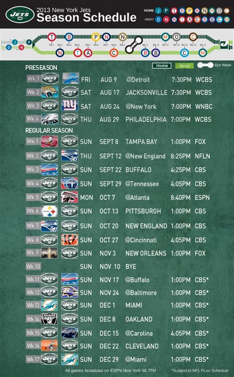 jets football schedule 2014