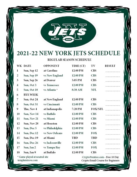 jets preseason schedule 2022