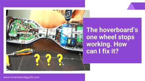 How To Fix One Wheel Not Working on Hoverboard?