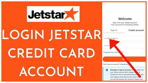 jetstar credit card login