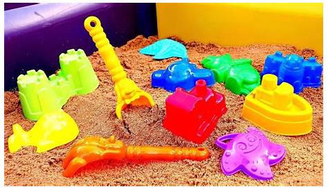 Theefun Kit de sable de jeu pour enfants avec 3 couleurs