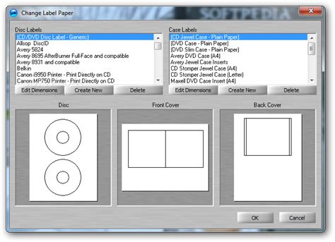 Jewel Case Label Maker Freeware
