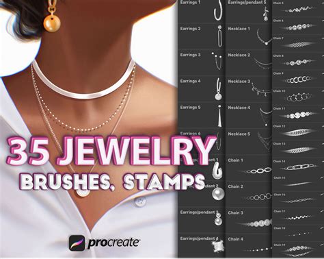 Jewelry Brushes Procreate