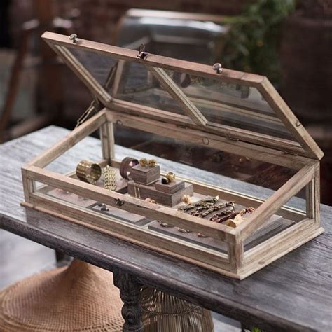 Jewelry Display Case Hinged