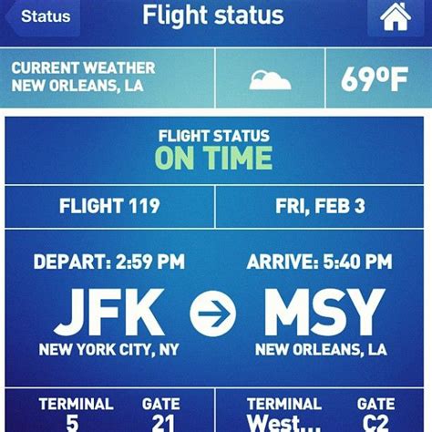 jfk airlines flight status