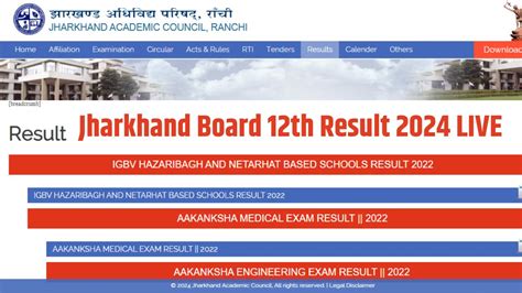 jharkhand board 12th result 2024