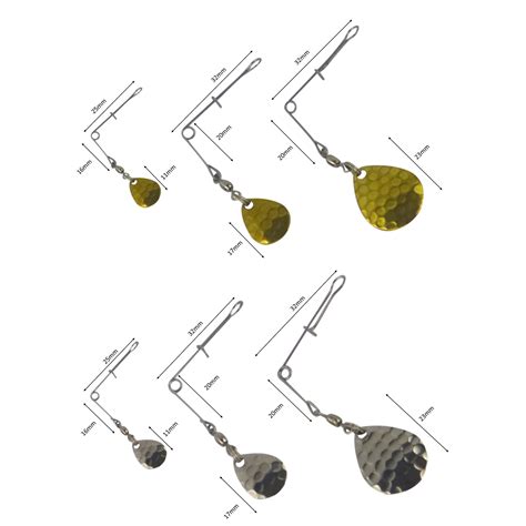 Jig Spinner Size Chart