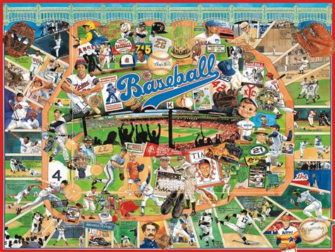 jigsaw puzzles with baseball theme