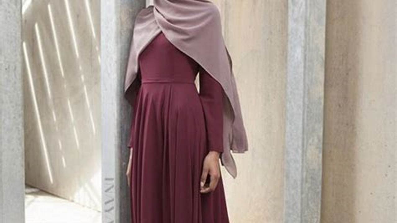 Temukan Pesona Jilbab Warna Burgundy yang Menawan