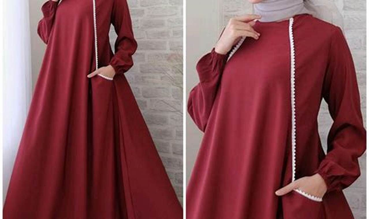 jilbab yang cocok untuk baju merah