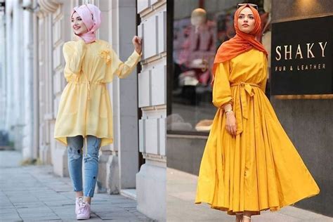 Hijab Yang Cocok Untuk Baju Warna Kuning