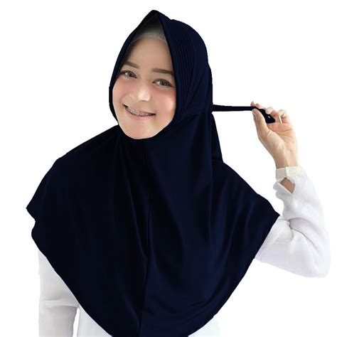 Nafisa BST Jilbab Instan Bergo Serut Shopee Indonesia
