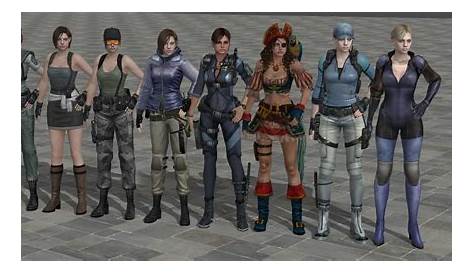 Jill Valentine All Outfits