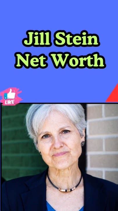 jill stein networth