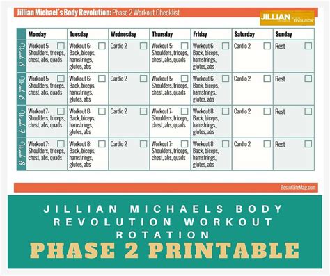 jillian michaels body revolution workout 2