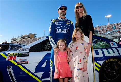 jimmie johnson nascar wife and kids