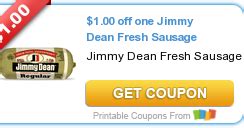 NEW Jimmy Dean Sausage Coupon! The Harris Teeter Deals