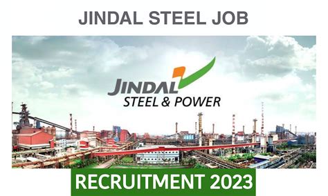 jindal steel job opening