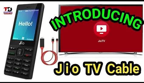 Jio Tv Cable Connection Video Media Live Demo Connect Phone To Any TV In