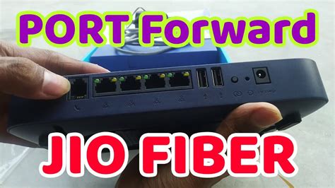 Jio Modem Port Forwarding