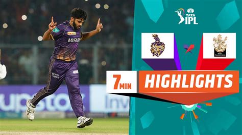 jiocinema highlights rcb vs kkr