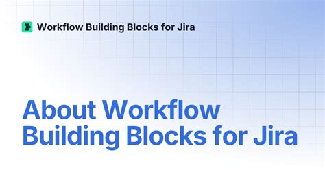 Jira Building Blocks