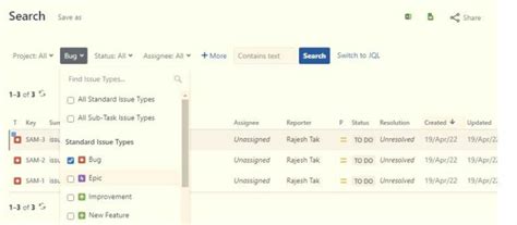 Jira Filter Not In