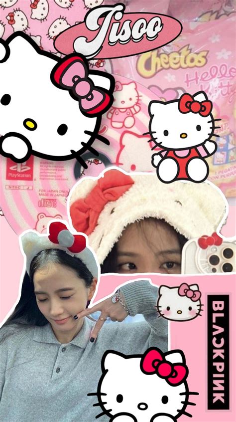 Jisoo Hello Kitty Wallpaper