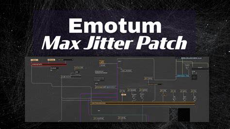 Jitter Patch Cords In Max