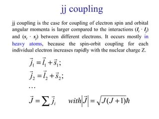 Jj Coupling Example