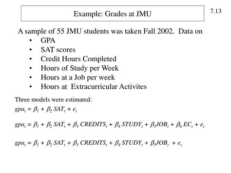 jmu grading scale
