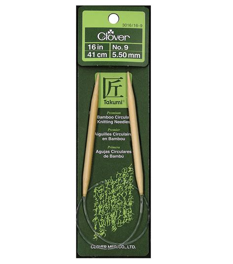 Clover Bamboo Double Point Knitting Needles 7''Size 6 at