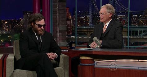 joaquin phoenix letterman