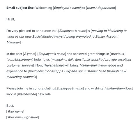 Sample Email To Recruiter Template Business