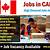 job opportunities in canada for foreigners