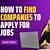 job search companies uk
