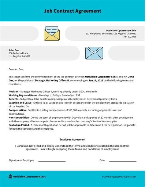 Perfect Job Contract Agreement Format Guide for Seamless Hiring Processes