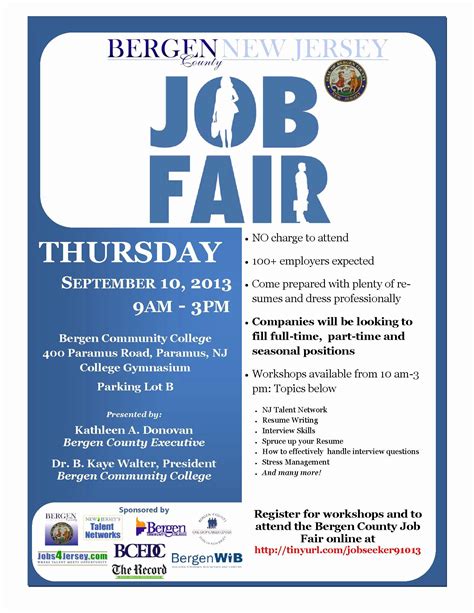 job fair at bergen community college