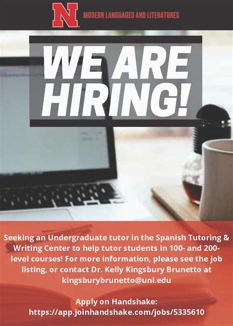 job for spanish tutor