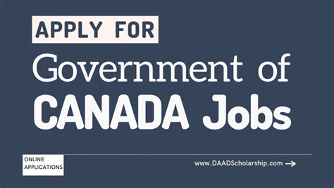 job search canada federal government