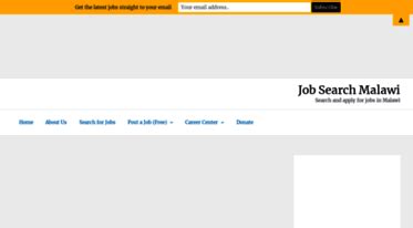 job search malawi website