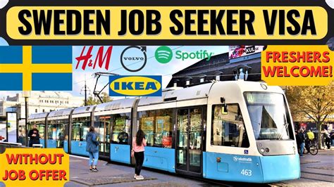 job search visa sweden
