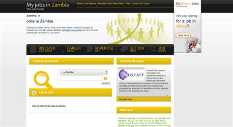 job search zambian health