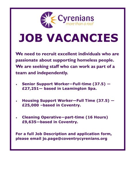 job vacancies coventry uk